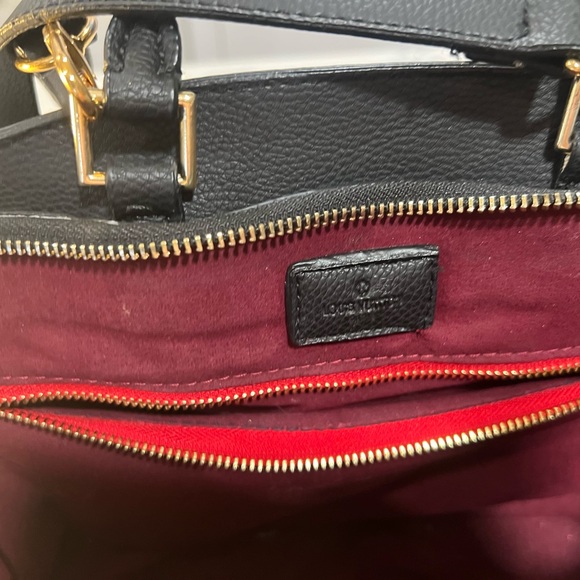 Purse Louis Vuitton Black and Cream - Picture 3 of 10